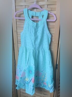 Sonoma Mint Green girls 4T Floral Sundress